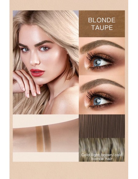 Tampon à sourcils 2 en 1pour les sourcils clairs