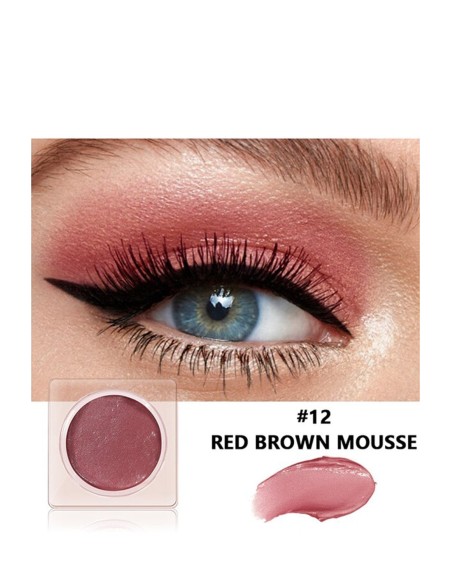 Fard à paupières crème marron rouge - 123 Cosmé