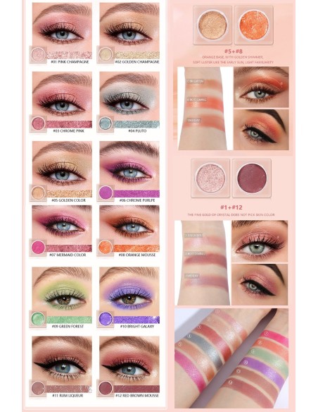 Fard à paupières crème - facile à utiliser - 123 Cosmé