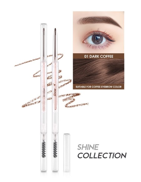 Crayon à sourcils longue durée avec brosse - 123 Cosmé