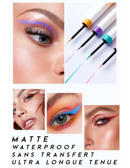 Coffret 12 Eye-liner Couleur