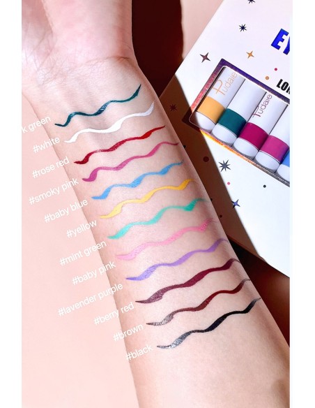 Coffret 12 Eye-liner Couleur