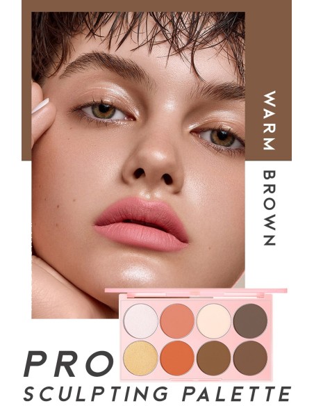 Palette Contouring Highlighter Blush - 123 Cosmé