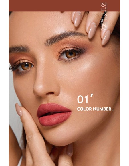 Rouge à lèvres Crayon 2 en 1|Crayon et Rouge à lèvres Mat|123 Cosmé