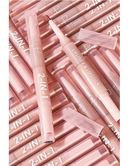 Rouge à lèvres Crayon 2 en 1|Crayon et Rouge à lèvres Mat|123 Cosmé