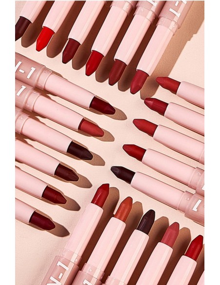 Rouge à lèvres Crayon 2 en 1|Crayon et Rouge à lèvres Mat|123 Cosmé