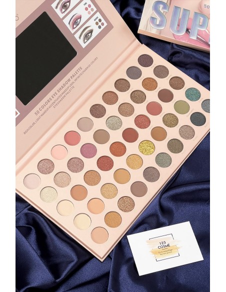 Palette Super Nude 50 Couleurs - Maquillage pas cher - 123 Cosmé