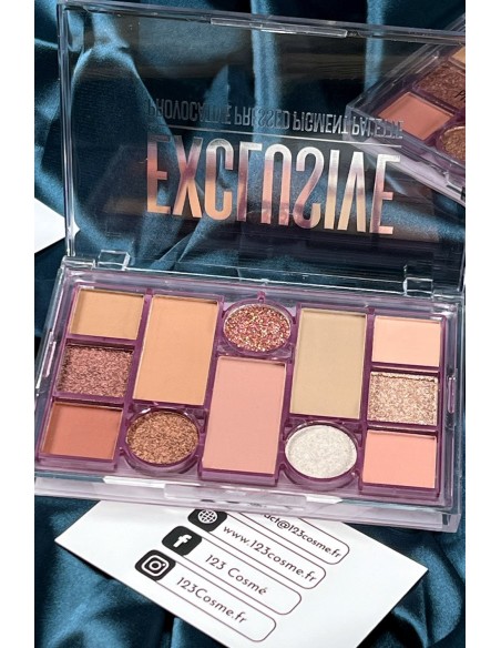 Palette pour les yeux - Brillant, mat et nacré -123 Cosmé