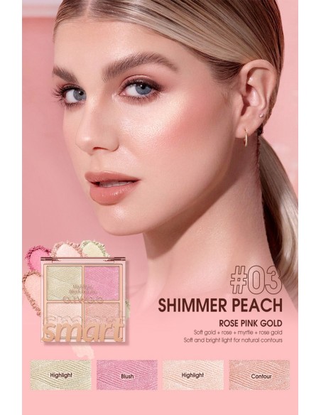 Palette illuminatrice Smart - Un fini magique - 123 Cosmé