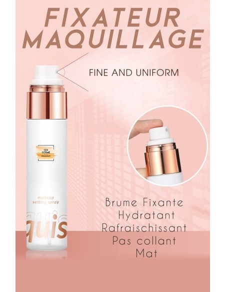 Spray Fixateur - Fixe le maquillage, Matifie ton teint - 123 Cosmé