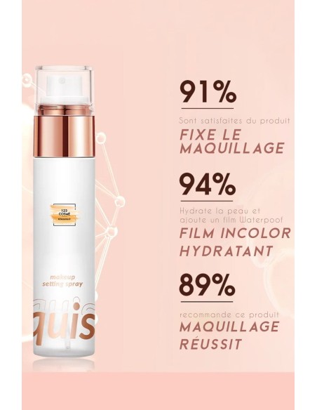 Spray Fixateur - Fixe le maquillage, Matifie ton teint - 123 Cosmé