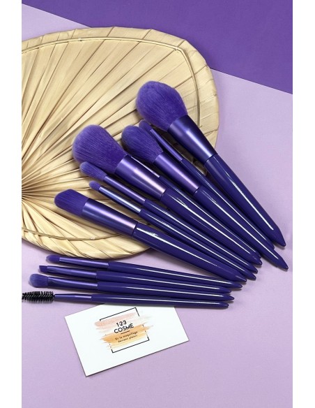 Pinceaux Violet - accessoires pour le maquillage - 123 Cosmé