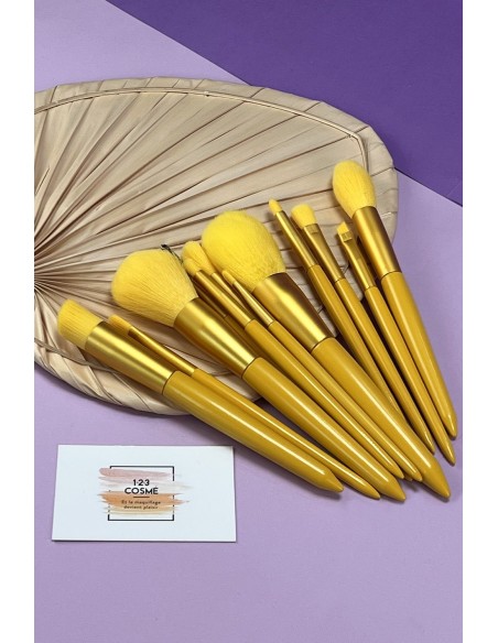 Pinceaux Jaune fluo - 123 Cosmé