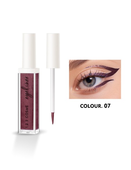 Eyeliner Couleur Métallique Intense | 12 Couleurs | 123 Cosmé