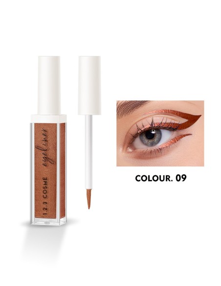 Eyeliner Couleur Métallique Intense | 12 Couleurs | 123 Cosmé