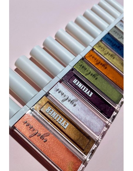 Eyeliner Couleur Métallique Intense | 12 Couleurs | 123 Cosmé